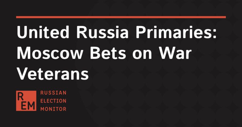 Image for the Tweet beginning: United Russia Primaries: Moscow Bets
