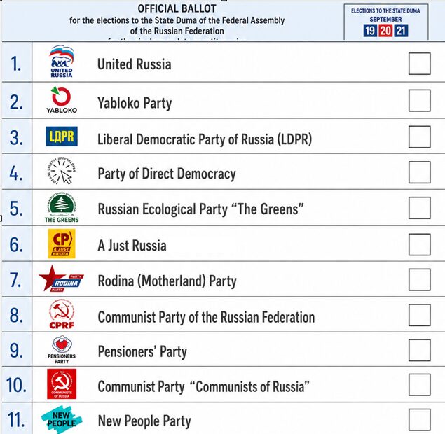 Image for the Tweet beginning: 🗳️ Yabloko Draws No. 2