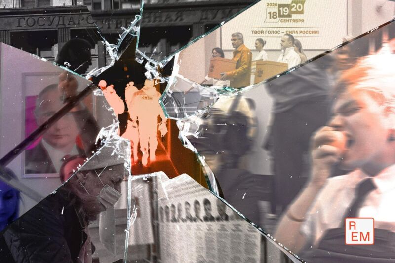 Image for the Tweet beginning: OVD-Info Report Documents Violations During